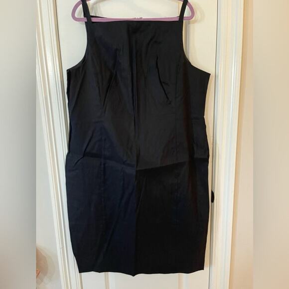 J.Crew High-neck sheath dress in stretch linen blend NWT 22 - Picture 2 of 6